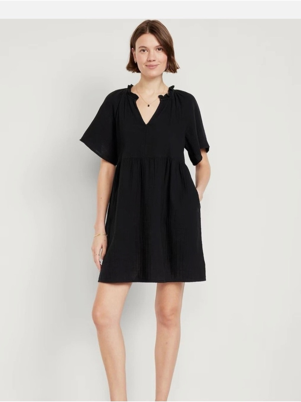 Women’s Black Vneck Dress